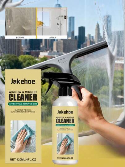 120ml Mirror Cleaning Spray, Multi-Purpose High-Efficiency Decontamination, Suitable For Regular Glass Mirrors. Gentle Household Glass Cleaner Removes Stains Without Leaving Water Marks. Easy Wipe, Leaves Glass Sparkling Clean. Powerful Dissolving Of Oil And Water Stains On Glass Surface, Restores Transparency. Quick Drying, No Residue. Glass Cleaner