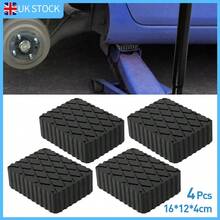 Ramp Rubber Blocks Set Universal Scissor Car Lift Pads Set Of 4 UK - A - View 6