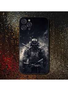 Japanese Bushido Samurai Phone Case Compatible With 16, 15, 14, 13, 12, 11 Plus, Pro Max, XS, X, XR, SE, Mini, 8, 7, Soft Black Silicone Case, Case Compatible With 17 Pro Max Case, 17 Pro Case, 17 Case, 16 Pro Max Case - Z4 - View 7
