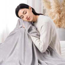 Sushing Luxury Fleece Warm Blanket, Soft Lightweight Velvety Plush Blanket For Sofa And Bed, Cozy Comfy For All Seasons(Color, 108*90 Inches) - ColorC - 查看 3