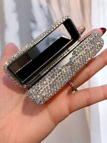 Luxury Crystal Lipstick Box Creative Diamond Lipstick Protective Case Single Lipstick Carrying Case Cover Premium Gift Box Fashion Girl Gift - White - View 10
