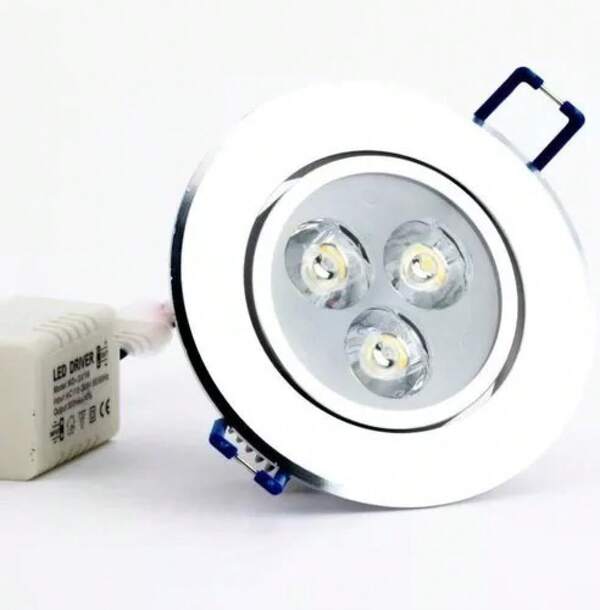 TendenciaEmpotrado Plafon Led 3w Spot Dirigible Satinado Luz Blanca BlancoCalidad premium
