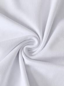 大码女式樱桃字母印花圆领T恤，适合夏季度假、新年礼物、情人节礼物、日常穿着、外出、节日、海滩、派对、生日、聚会、学校、音乐节、度假、通勤、健身、婚礼、外套、沙滩装、度假装、春季装、母亲节礼物；母亲节礼物；女士夏季装、女士假日装，休闲白色 - 白色 - 查看 5