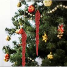 Tendencia36pzs Paquete Adorno Colgante Navideño Carambanos Brillantes Montaje CombinadoCalidad premium - 1 - Ver 4