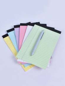 A5 Purple Lined Notepad, 30 Sheets Tear-Off Memo Pad