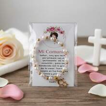 TendenciaPaq Pulseras Primera Comunión Niña RosaCalidad premium - 1 - Ver 11