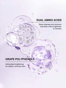 L'Oreal 30ml Moisturizing & Refreshing Cleansing Foam, Gentle Facial Cleanser Infused With Grape Seed Extract For Daily Moisturizing Cleansing - White - View 5