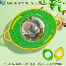 Kids Outdoor Adventure Transparent Insect Box, Capture Net, Capsule, Magnifier + Insect Simulation Model Toys - Green - View 5