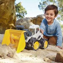 Little Tikes Dirt Diggers 2-in-1 Excavadora - Divertida Diseño Realístico - para Interiores y Exteriores - Horas de Juego Activo - para Niños a Partir de 2 Años - con Brazo Frontal - como en la foto - Ver 5