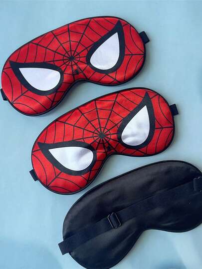 قناع عين سبايدر مان الرسمي من مارفل، ناعم وراحة، مناسب للسفر والاسترخاء، خيار هدية رائع