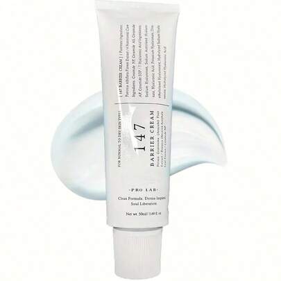 147 Crema de Barrera | Cuidado Diario de la Barrera Cutánea | Hidratación Profunda, Que Contiene Ácido Hialurónico y Ceramida | Cuidado de la Piel 100% Vegano Coreano, Apto para Todos los Tipos de Piel | 50 ml