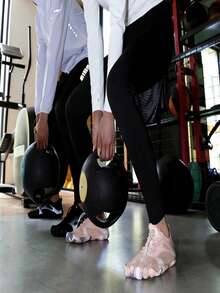 1双男士黑色五趾沙滩鞋、潜水鞋、健身鞋、徒步鞋 - 黑色 - 查看 5