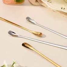 1pc Long Handle Spoon, Japanese Style Seasoning Spoon, Honey Coffee Stirring Spoon, Tea Spoon, Cup Companion Gift - Multicolor - View 10