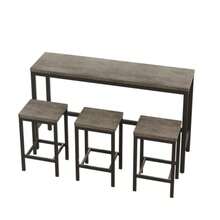 Dining Table & Chair Sets - Grey - View 1