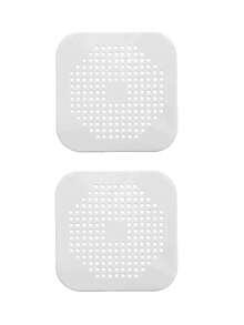 1 Piece Suction Cup Hair Drain Collector, Durable Square Shower Drain Cover, Anti-Clogging Sink Filter Floor Cover, Shower Hair Drain Filter For Bathroom, Bathtub, And Kitchen, Bathroom Tool, Summer Bathroom Decoration - Multicolor - View 15