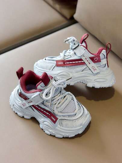 1 Pair Unisex New Breathable Mesh Low-Top Sneakers, Soft Sole Non-Slip Casual Walking Shoes, Fashion Versatile Student Running Shoes, Suitable For Spring And Autumn