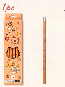 12支/24支水豚铅笔套装，高品质创意学生文具铅笔，绘画用品，颜色和款式随机（1盒12支），办公用品，儿童喜爱的文具奖品（需要削尖），送给家人、朋友、同事的礼物，适用于办公室、学校、绘画、学生、马克笔、文具、男孩、女孩、学习用品、水豚爱好者 - 彩色 - 查看 12
