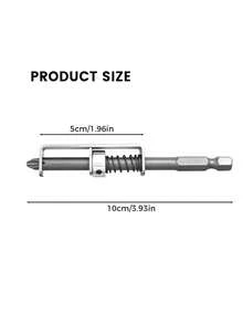 1/3/5 Pcs Spring-Loaded Screw Holder Bit Anti-Drop Screwdriver Bit Single Hand Operation Bit Holder For Electricians Mechanics DIY Home Repair Universal Screw Retaining Tool - Multicolor - View 2