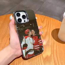 Classic Game Heated Rivalry Phone 17,16,15,14,13,12,11 Plus,Pro Black Border Silver  Plated Cover.Holiday Phone Accessories. - z5 - 查看 3