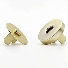 Leoon Broches Iman Para Bolsa 18mm (10pzs) (Plateado) - plateado - Ver 2