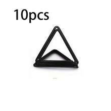 10个装三角形名片夹 - 金属竖式名片收纳夹、桌面便签夹和办公用品收纳夹