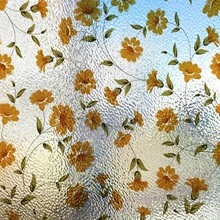 TendenciaPelícula Vitral Flores Amarillas 43x100cm Para Privacidad NaranjaCalidad premium - 1 - Ver 6