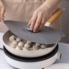 3pcs Silicone Lid Set, Dual Handle Suction Seal - Suitable For Microwave & Stovetop, Reusable, Fits Bowls, Plates, Pans & Cup Lids - Dishwasher (See Instructions) - Non-Stick Heat Resistant Covers, Pot Lids, Frying Pan Lids, Clear Lids - Multicolor - View 8