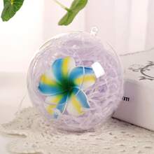 TendenciaBola De Navidad De Plástico Transparente, 8 Cm, 5 UnidadesCalidad premium - Transparente - Ver 9