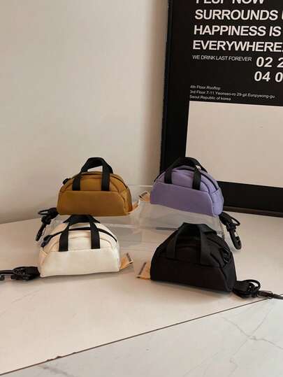 HAILIAN This Simple Minimalist Nylon Mini Coin Purse For Women Can Hold Small Items Such As Lipstick Coins And Keys. It Can Be Attached To A Backpack And Used As An Accessory For Daily Outings. Wallet Mini Wallet Purse Wallet Small Wallet Coin Wallet