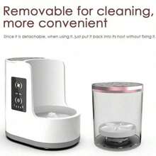 Limpiador eléctrico de brochas de maquillaje 3 en 1 con secador de aire para brochas, herramienta de limpieza automática de brochas de maquillaje alimentada por USB, rotación lenta, pantalla LCD, apto para brochas de maquillaje de tamaño pequeño a mediano - Multicolor - Ver 7