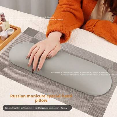 1pc Nail Armrest, 1pc Hand Cushion, Nail Art Hand Rest Pillow For Diy Nail Art At Home And Salon,Nail Technician Hand Rest, Manicure Hand Pillow, Elevated For Nail Lamp Placement, Specialized Wrist Support Cradle For Nail Salons, Portable Hand Holder, Manicure Salon Tools, Ins Style Manicure Table Mat,Nail Pillow Armrest, Nail Art Supplies,Nail Art Accessories