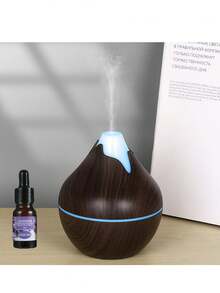 1 pieza Difusor de Aroma + 1 pieza Aceite Esencial de Lavanda, Difusor de Aromaterapia Ultrasónico, Humidificador Alimentado por USB Mini, Adecuado para Uso en el Hogar, Dormitorio, Sala de Estar, Oficina - Multicolor - Ver 3