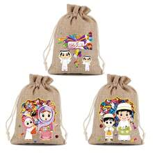 3/6 Peças Sacolas de Presente para Festa de Eid Mubarak, Tamanho P, 3 Estilos, Sacolas de Papel para Doces, Sacolas de Lanche do Ramadã, Lembrancinhas de Festa, Presentes do Ramadã, Decorações de Eid - Visão 4