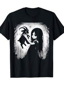 Urban Graphic T-Shirt for Men - Negro - Ver 1