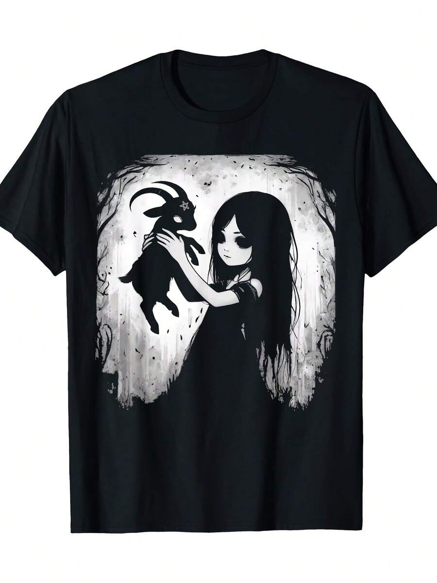 Urban Graphic T-Shirt for Men - Negro - Ver 1