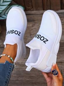 ZOSIVC Women Casual Shoes - White - View 3