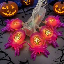 TendenciaTira Luces Calavera Araña Decoración Para Halloween 10 LedCalidad premium - Araña - Ver 1
