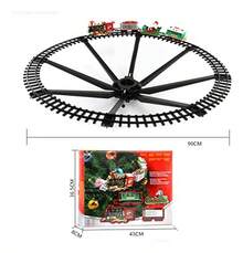 TendenciaTren Eléctrico Para Árbol De Navidad, Luces Y Sonidos, Decor RojoCalidad premium - 1 - Ver 4