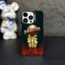 Funda S- Tony M-MONTANA para 17,16,15,14,13,12,11,Pro,MAX, cubierta negra mate a prueba de golpes - z3 - Ver 8