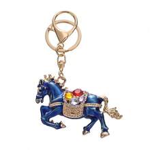 1pc Business Workplace "Bonus" Successful Horse Painting Keychain, Metal Texture + Painting Horse Design, Exquisite Not Cheap, Hang On Briefcase Zipper, Adds Professional Vibe And "Successful" Auspicious Meaning, Serves As Keychain (Car/Office Keys) - Multicolor - View 14