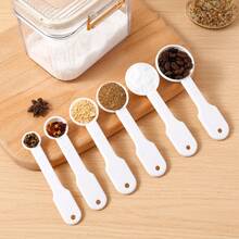 Multifunctional Plastic Measuring Spoon Set, Stackable Segmented Measuring Spoon, Coffee Salt Seasoning Measuring Spoons,Suitable For Baking&Cooking Tools In Kitchens Restaurants - Multicolor - View 8