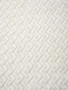 New Sleeveless Knit Top With Asymmetrical Textured Palace Style, Breathable, Spring/Summer - White - View 5