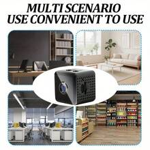 1个迷你间谍隐藏摄像头，手机无线WiFi隐藏摄像头，具备手机检测功能、夜视功能、手机查看功能、全高清隐藏摄像头，适用于家庭/办公室安防。 - 黑色 - 查看 3