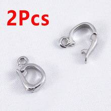 2/5/8Pcs 18K Gold-Tone Copper Oval Spring Clasp Pendant Connector, Suitable For Jewelry Making And DIY Handmade Jewelry Accessories - Copper Jewelry Buckle - View 14