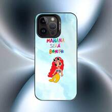 Funda de teléfono K- M-Manana S-Sera Bonito para iPhone 17 16 15 14 13 12 11 Ais/Pro/Max/Plus, cubierta negra mate a prueba de golpes - z1 - Ver 2
