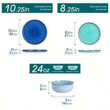 Eetsets - Blauw Assorti - Bekijken 5
