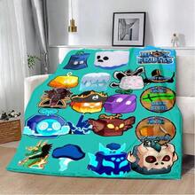 Jack  Sally Flannel Throw Blanket  Warm  Comfortable Nightmare Before Christmas Design Purple  Black.Jpg - 白色 - 查看 1