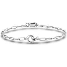 Polar Light Signature Canadian Diamond Charm Bracelet In .925 Sterling Silver - Choice Of Rolo Or Paperclip Style Chain