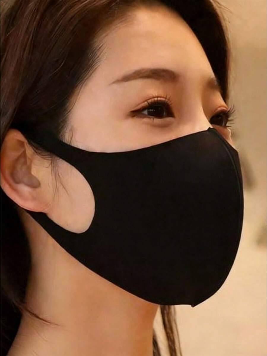 1个/5个/10个装空气层口罩，时尚立体，防尘，透气，可重复使用，防雾霾，可水洗，男女通用