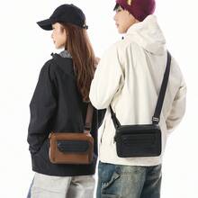 New Multi-Function Password Lock Chest Bag, Anti-Theft Outdoor Casual Crossbody Bag, Minimalist Fashion Shoulder Bag Phone Bag , Vintage - Multicolor - View 4